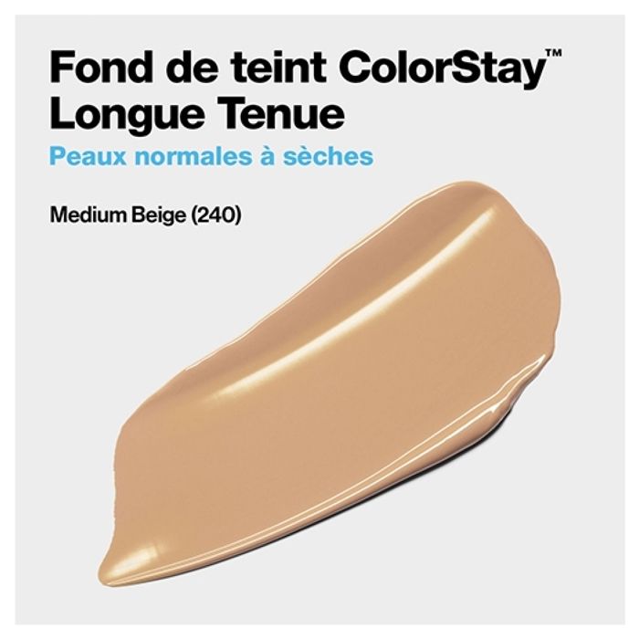Fond de teint - REVLON - Colorstay - N°240 Medium Beige - 30ml - Peaux sèches - SPF