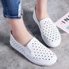 Women’s Sneakers Casual Summer Hollow Slip On Outdoor School Student Silver Shoes Plus Size