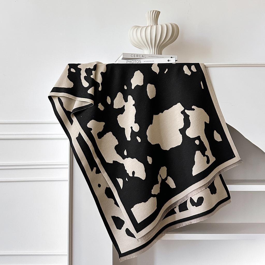 Autumn And Winter Imitation Cashmere Scarf, Girls' High-End Shawl, Commuting Cold-Proof And Warm Scarf