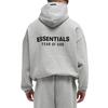 Hoodie Fear of God Essentials Fleece Hellgrau