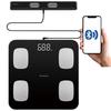 Waga Łazienkowa Z Pomiarem Tkanki Tłuszczowej I Składu Ciała, Smart, BT, KLAUSBERG KB-7852 Czarna