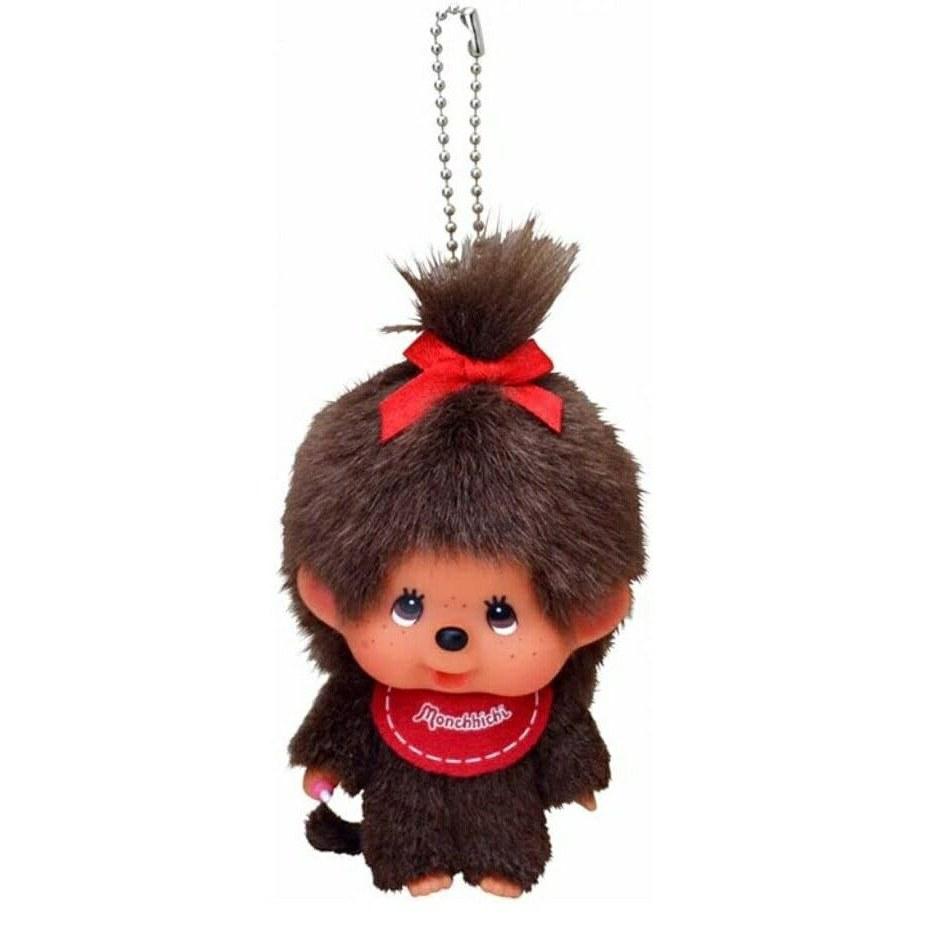 Big Face Monchhichi SS Keychain (Girl)