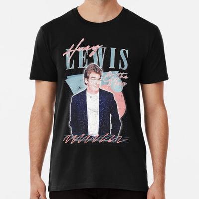 Huey Lewis The News 80er Retro Verblichener Stil T-Shirt S-5XL Bestes T-Shirt