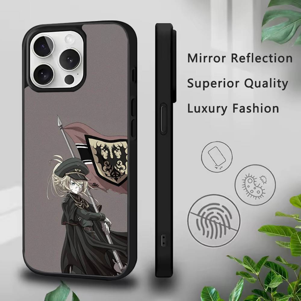 Anime Y-Youjo S-Senki Phone Case For iPhone 17,16,15,14,13,12,11,Pro,Max,Plus,Mini,SE4,E Magnetic Magsafe Wireless Charging