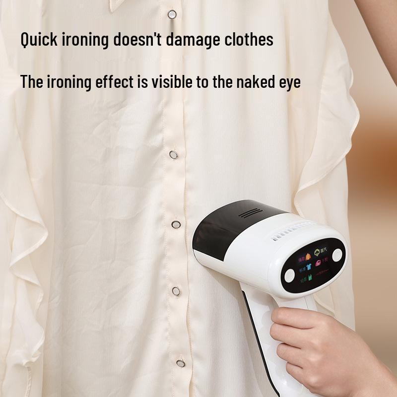Portable Handheld Garment Steamer with Large Capacity - Ideal for Travel and Home Use
