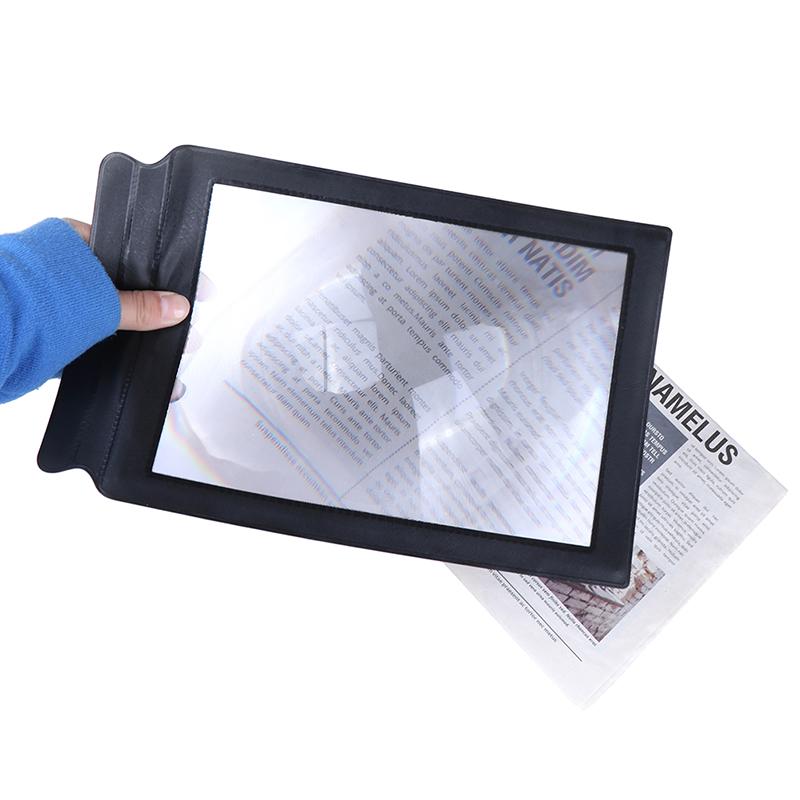 Home Office Supplies A4 Large Sheet Magnifier Glass Reading Aid Lens For Reading