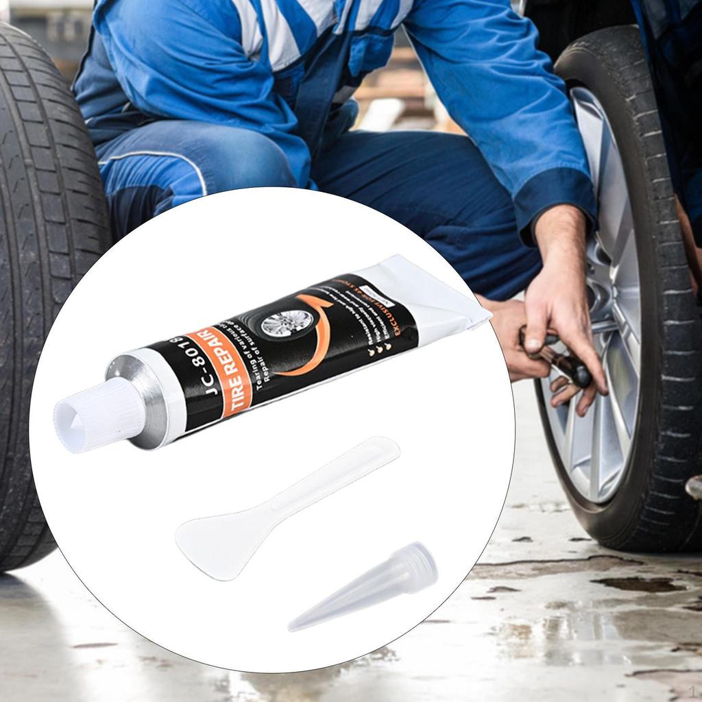 Tire Repair Glue Sealant Filler Black High Adhesion Tires Puncture Tools Gule