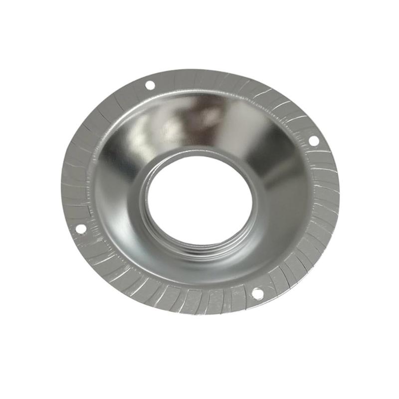 Couvercle de tête chauffante pour machine à barbe à papa en acier inoxydable, pièce de rechange texturée métal pour machine à barbe à papa, pour événements et restauration