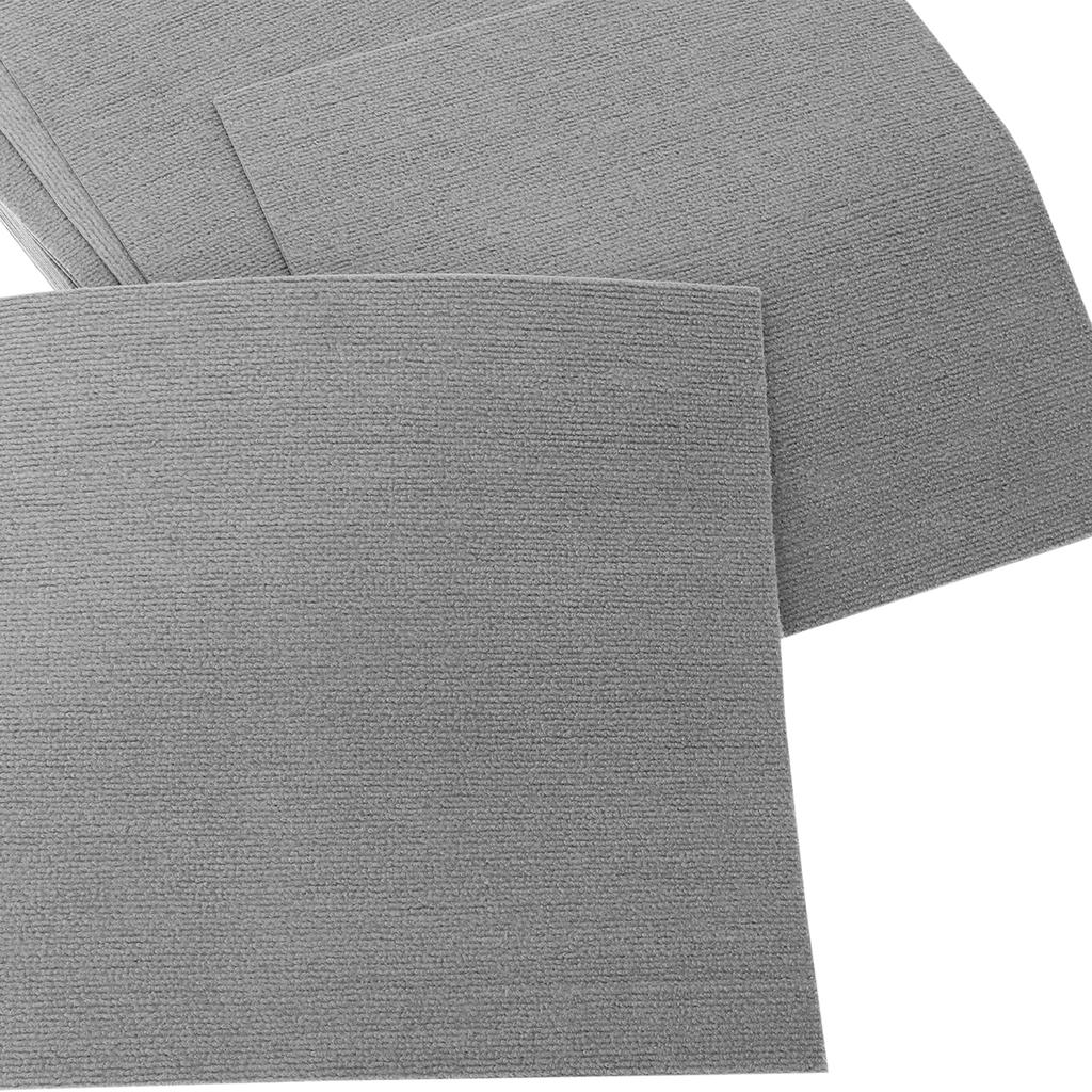 20Pcs Carpet Floor Tiles, 20" x 20" Commercial Carpet Square Heavy Duty Carpet Flooring with Adhesive Sticker Washable Carpet