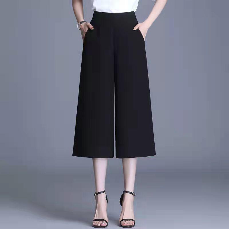 

Mom s High Waist Linen Cotton Casual Wide Leg Pants for Women S 80-90 lbs