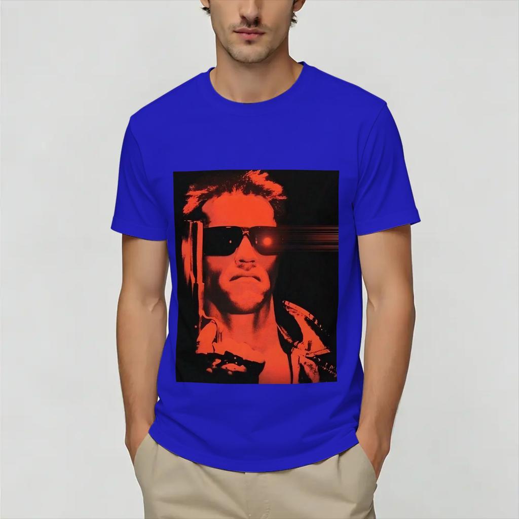 Terminator 80s T Shirt Unisex 100 Cotton Humor TShirt Round Collar Tee Shirt Short Sleeve Tops Summer