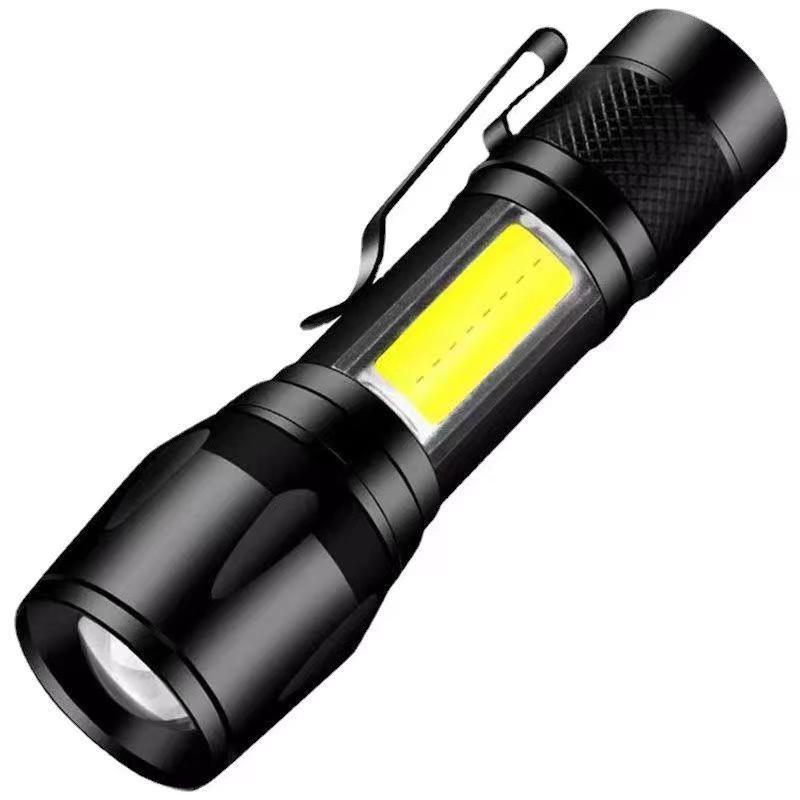 Nufeng Outdoor LED Zoom Flashlight with COB Side Light