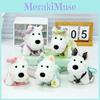 West Highland Terrier Dog Plush Keychain Toy Bag Pendant Decoration Gifts Kids