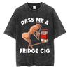 I Dont Like This Rock Its Pissing Me Off Marcus The Worm Washed Vintage Funny Meme Tshirt Men Women Casual Cotton Short Sleeve