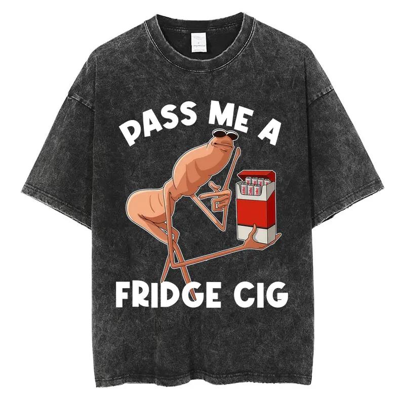 I Dont Like This Rock Its Pissing Me Off Marcus The Worm Washed Vintage Funny Meme Tshirt Men Women Casual Cotton Short Sleeve