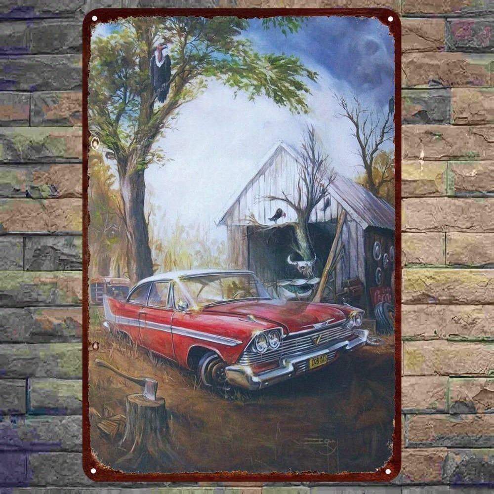 Lada Retro Metal Tin Sign Garage Wall Decor Vintage Car