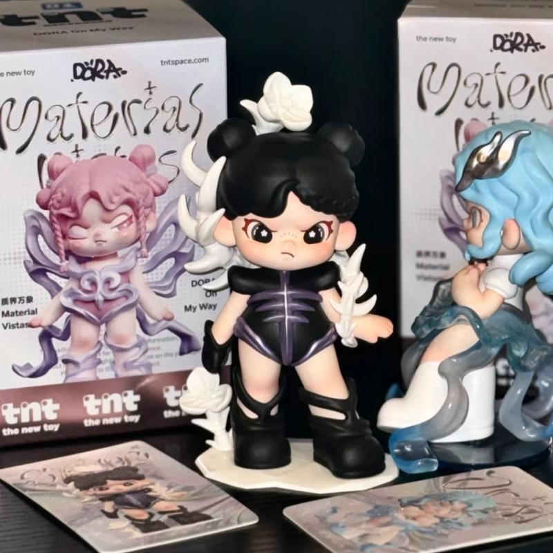Latest Dora Material Vistas Series Caixa Caja Cute Trendy Action Anime Figuredesktop Ornament Girls Xmas Present