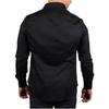 Emporio Armani Solid Color Casual Polo Long Sleeve Shirt Men shirts Black 6L1C86-1N8JZ-F003