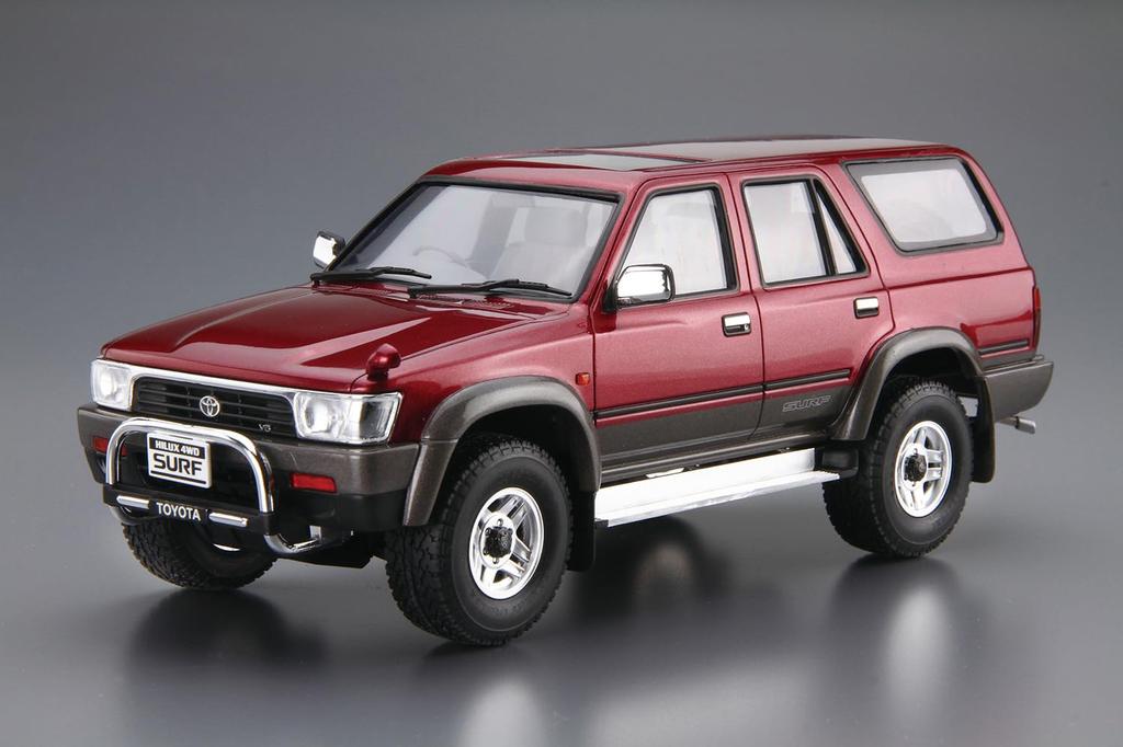 Aoshima Bunka Kyozai The Model Car Scale Toyota VZN130G Hilux Surf Wide Body Plastic Model (AOSHIMA) 1/24 SSR-X '91