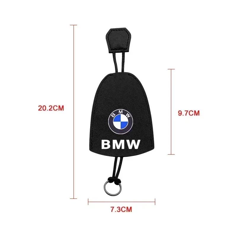 

High Quality Leather Car Key Holder Key Case Key Bag For BMW 1 3 5 Series X1 X4 X5 X7 G20 G38 F20 F39 F48 E46 E60 E36 E39