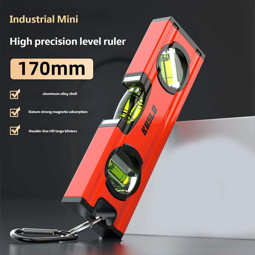 Durability 120mm/170mm Aluminum Magnetic Spirit Level For Accurate Horizontal And Vertical Measurements In Building Work