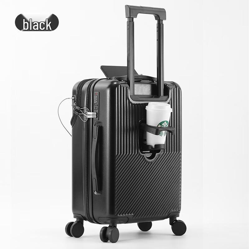 Yuzhan Front-Opening Rechargeable Carry-On Suitcase 24-inch