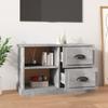 VidaXL Meuble TV gris béton 73x35,5x47,5 cm bois d'ingénierie 816172