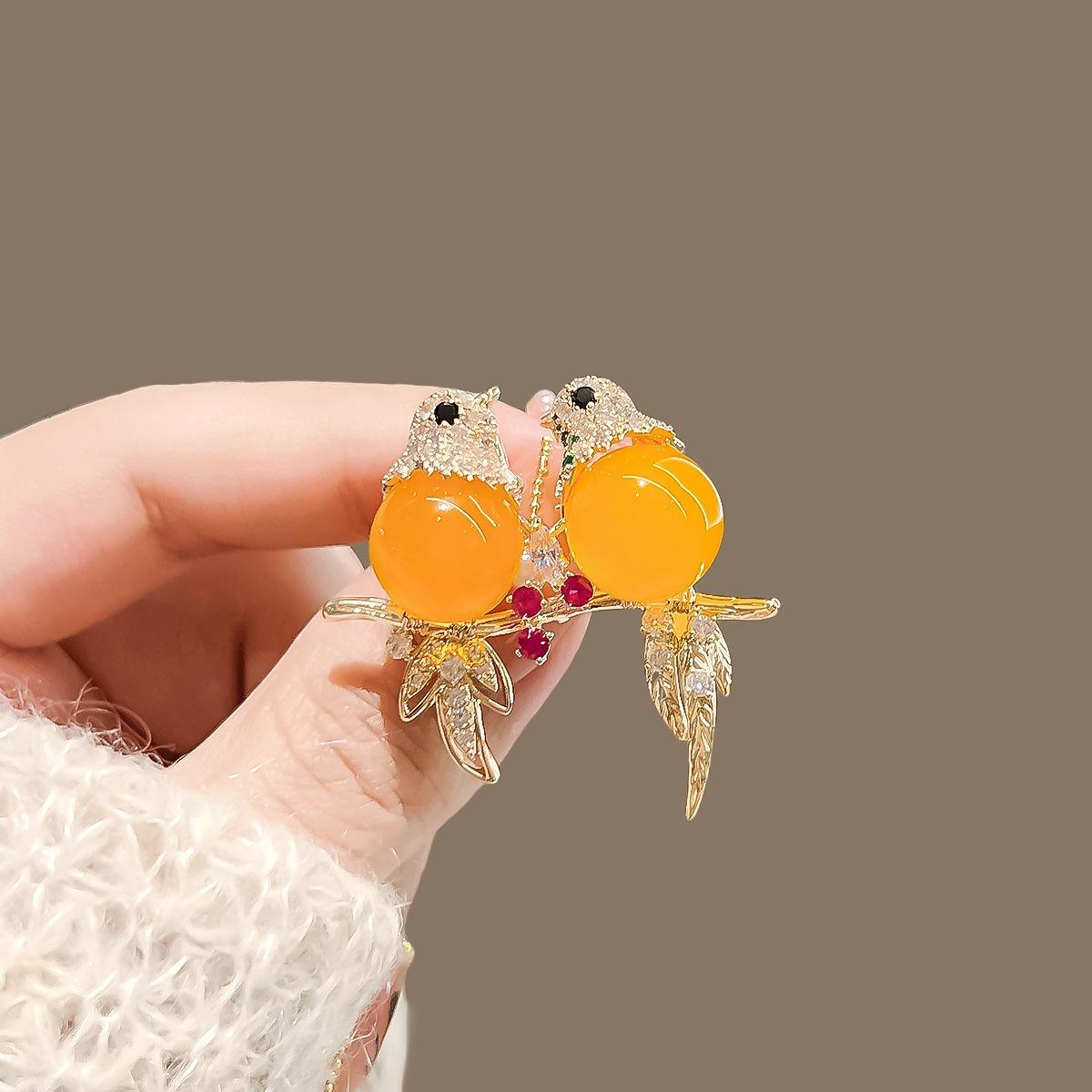 

Китайский стиль удачи маленькая сорока брошь высокого класса женский изысканный милый корсаж нишевый дизайн Sense Pin пальто аксессуары