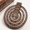 Circular Disc Rotating Calendar 12.01X10.83in Wall Hanging Calendar  Living Room Decor