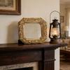 Small Antique Resin Picture Frame Victorian Rectangular Oval Jewelry Display Photo Frame for Weddings Party Decors