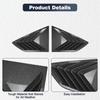 2pcs ABS Rear Side Window Louvers Air Vent Scoop Shades Cover Trim for BMW X6 G06      2024