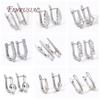 18K Gold Plated Anti-Allergy Earring Hooks Basic Copper Earwire Fastener Accessories For DIY Women's Earring Making Supplies