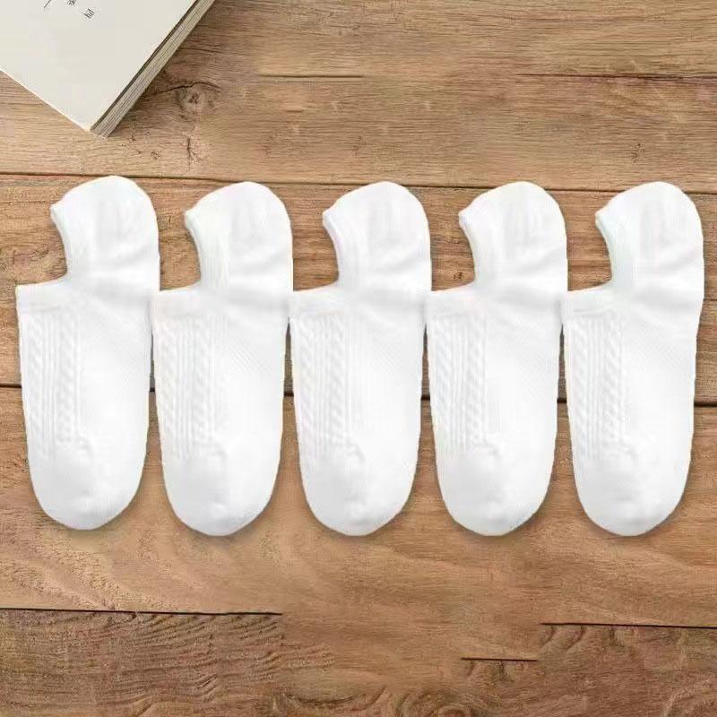 

10 шт. = 5 пар мужских носков-труб из хлопка Twists, короткие носки-лодочки, невидимые летние, тонкие, универсальные, против запаха, Calcetines One Size