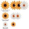 9pcs/set Multicolor Sunflower Paper Fan 20/25/35CM Flower Wreath  Holiday Theme Decorations