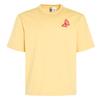 adidas 2026 New Year Unisex Pale Yellow Red Embroidered Horse Logo Short Sleeve T-Shirt KQ5099