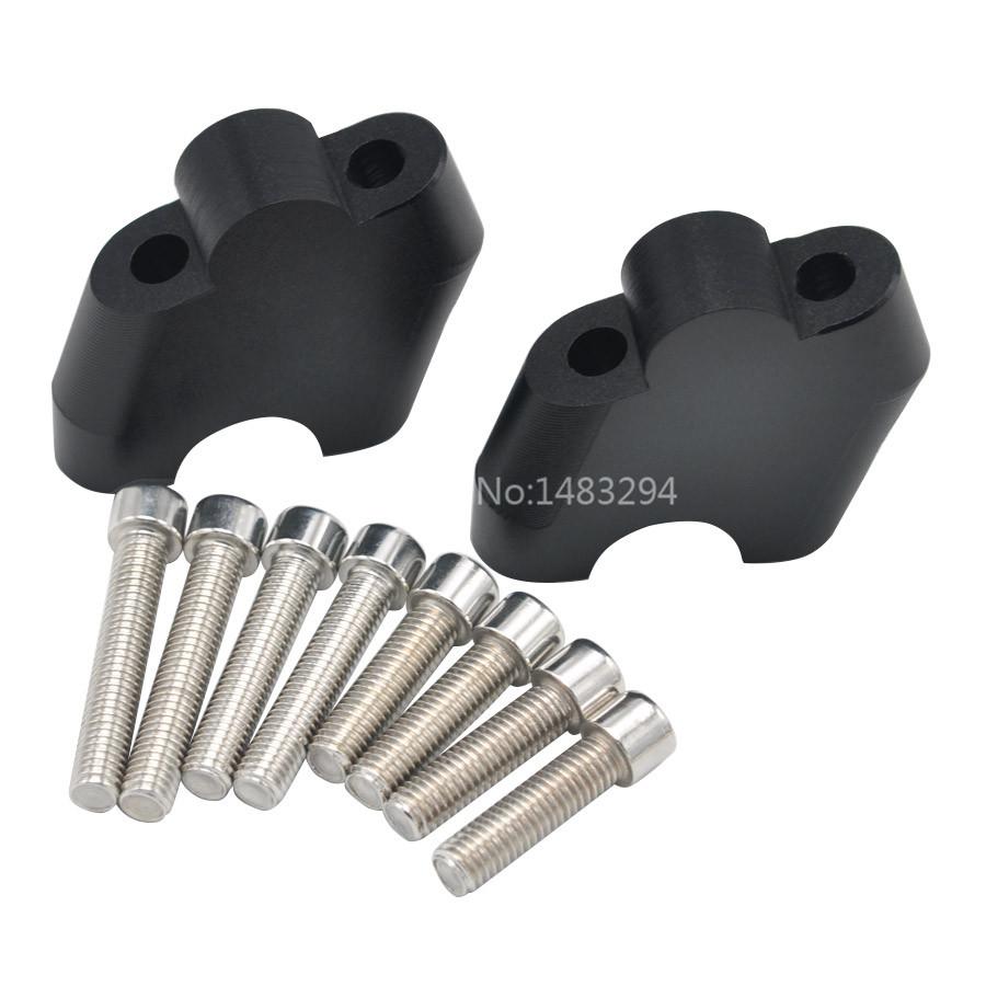 Motorcycle Accessories Handlebar Riser Kit Black For Honda NC700S NC700X NC750X CB500X 2013-2019 Handle Bar Clamp Extend Adapter