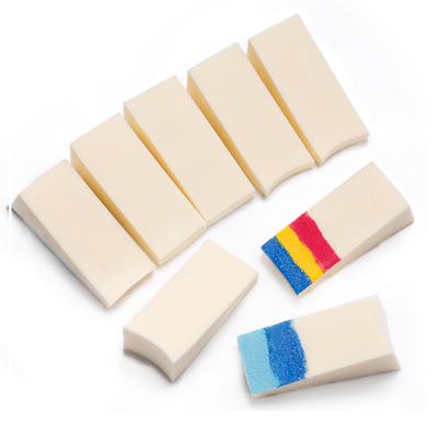 8 pezzi di spugna morbida color caramella per nail art con effetto sfumato