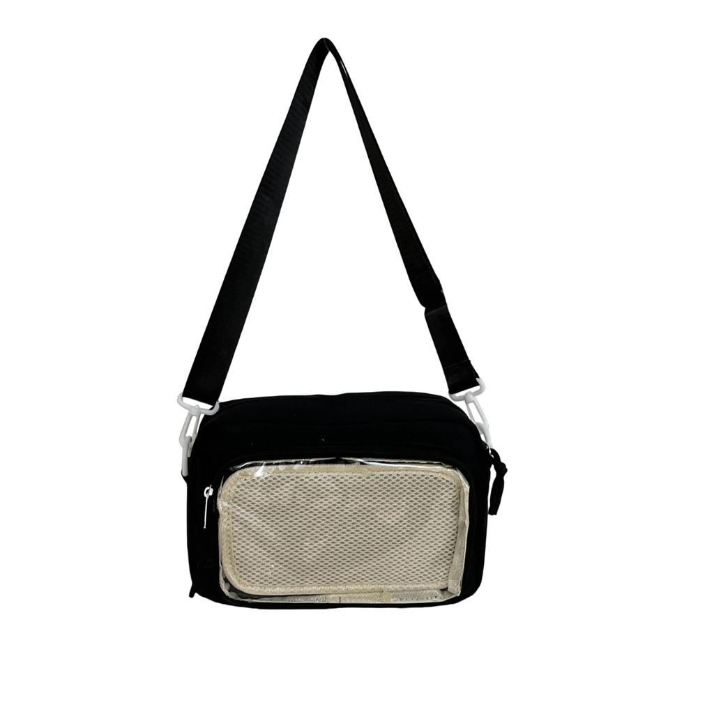 Japanese girl ins transparent pain bag, small food, shoulder oblique span bag, women's versatile casual mobile phone small bag