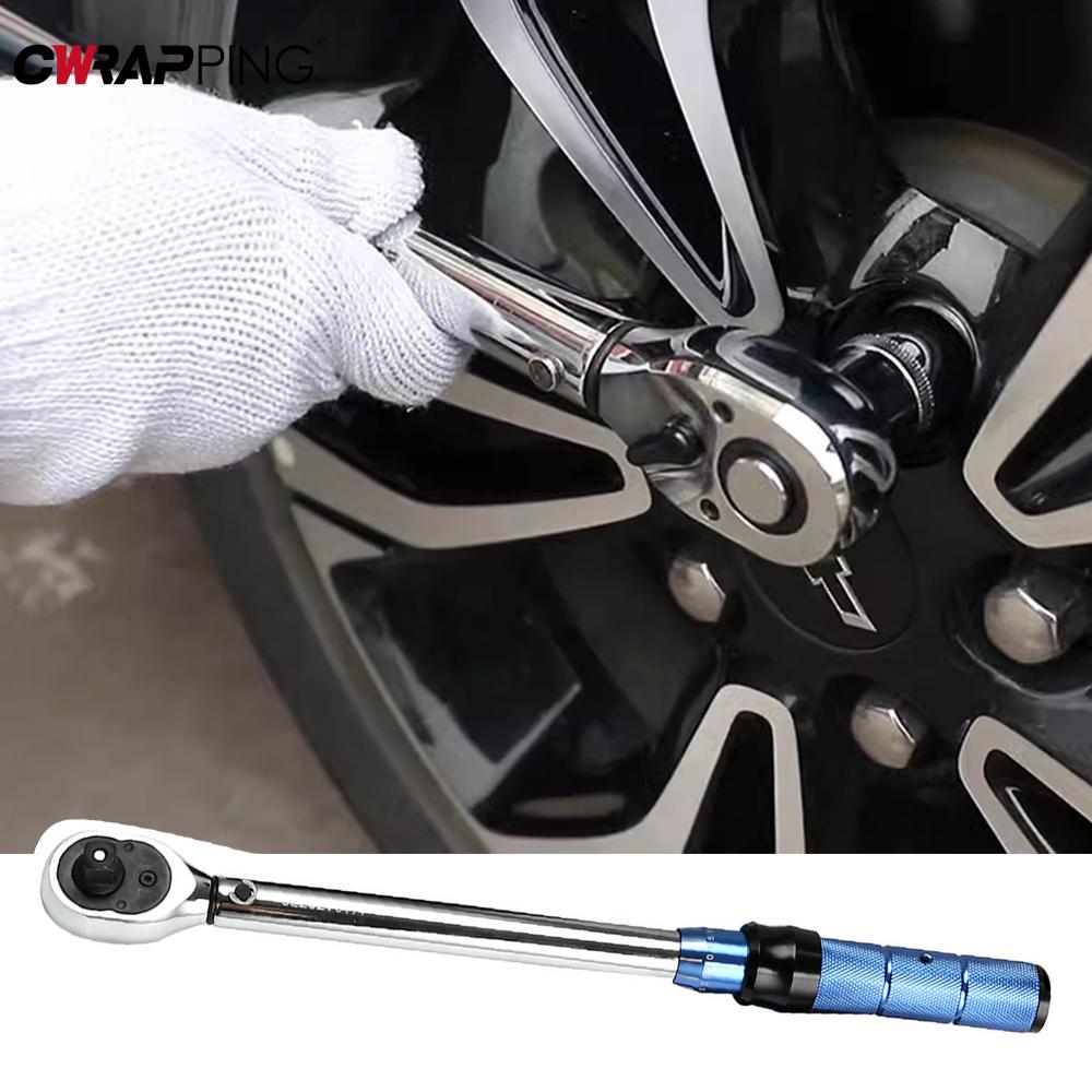 Universal Torque Wrench Set 3/8" 10-60Nm Double Scale Bike Torque Wrench Motor Bicycle Maintenance Repair Tool Kit Spanner Key