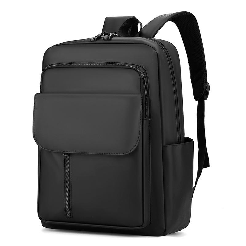 Schoolbag Spring and Summer New Business Backpack Men's Simple Large Capacity Laptop Bag Student School Bag Commuter Travel Bag