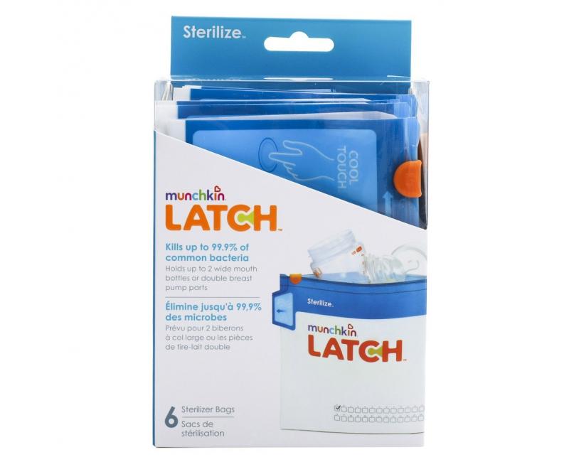 Buy Munchkin Latch Sterilizer Bag, 6 Bottle Sterilizers, Mixed Colors