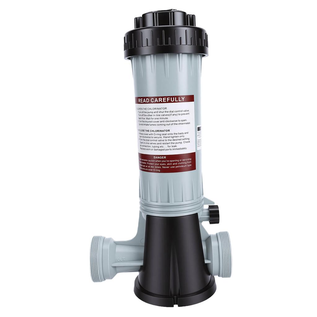 Automatic Cl Feeder Plastic In Line Automatic Pool Chlorinator Dispenser for Indoor Outdoor Swimming Pool Hot Tub