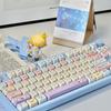 Hide-and-Seek Cat Theme PBT Keycap - Five-Sided Dye-Sublimation for Mechanical Keyboards