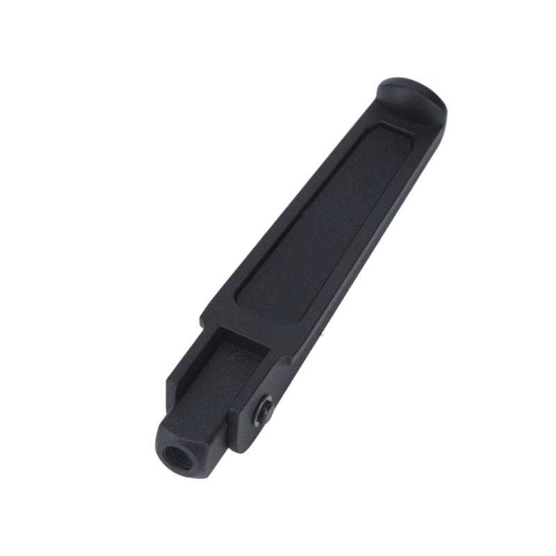 Aluminum Motorcycle Hinge Peg Pair with Support Platform for Daily Road Use Garage Service and Parking Control