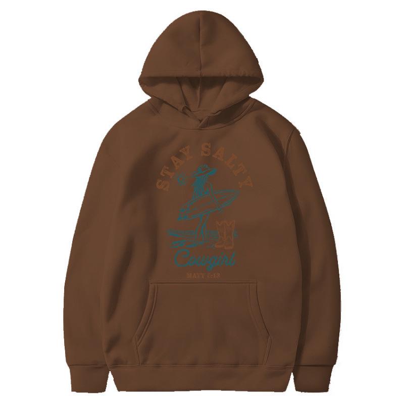 Unisex Beach Surfing Skateboard Print Fashion Hoodie Sweatshirt