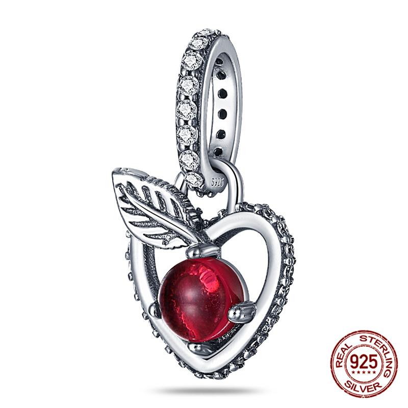 Marvel Disney Snow White Tree Elf Mickey 925 Silver Charms for DIY Jewelry Making Women Gift Bracelet