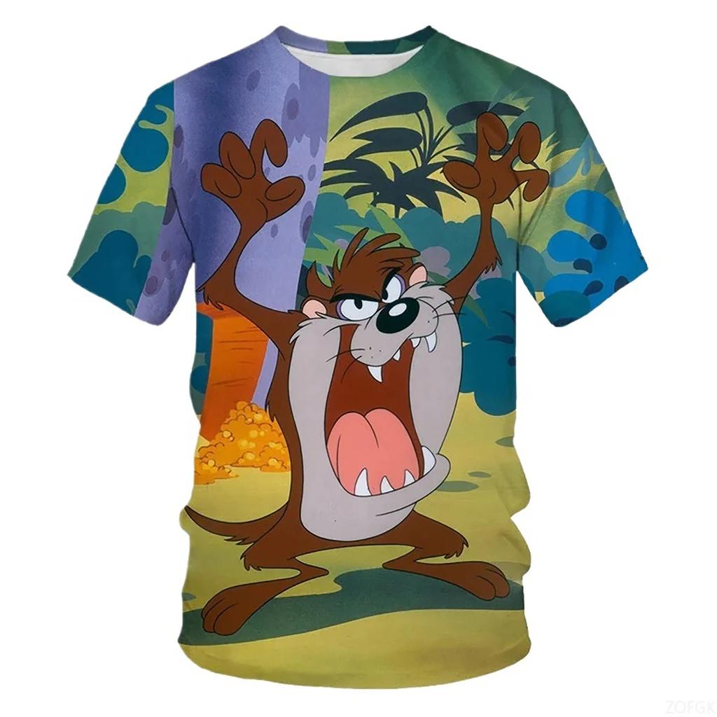 Men's 3D Printed T-Shirt | Summer Short Sleeve with Fashionable Cartoon Graphics Personalized Casual Shirt for a Cool Look
