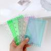 M5 5Holes Candy Collorful Binder Pockets Binder Zipper Folders Notebook Binder Waterproof Pvc Leaf Document Filing Bag