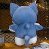 Peluche de gato tiburón azul transformable, muñeco de gato adorable, almohada de animal, cojín suave de dibujos animados, regalo de Navidad para niños