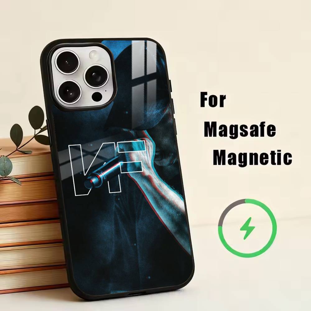 Singer NF Rapper Phone Case For iPhone17,16,15,14,13,12,11 Plus,Pro Magnetic with Magsafe Wireless Charging